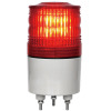 高輝度LED回転灯・φ70×高さ115mm・赤（ニコトーチ・AC100V-AC200V・3点留/回転）