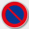 路面標識・駐車禁止（600mm・裏面粘着シート付）