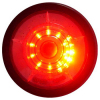 電池式LED 発円灯・赤発光・吸着力30kg（マグネット付）