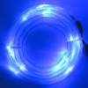 LEDチューブライト・10m・青点滅・（電池式）（安全用品・保安用品・チューブライト）