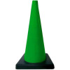 分離型コーンベット付カラーコーン・緑色・2.8kg・700mm（Dコーン）