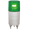 LED回転灯・Φ45×高さ98mm・緑（ニコミニ・AC100V・3点留）