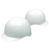 一般作業/工事用ヘルメット・白・CD-3D（ABS樹脂製・内装一式・ワンタッチ式あご紐・ライナー付）