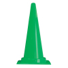 ソフトカラーコーン・緑色/高さ700mm（約1.0kg・やわらかコーン）