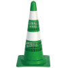 スコッチネットコーン・緑/白封入反射シート（高さ700mm）