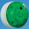 電池式人感センサー搭載警報器・緑点滅/緑回転・感染防止1/音声数4（マグネット付/ニコUFO・myudo）