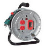 100V標準型電工ドラム・10m（屋内用・アース・ポッキンプラグ・過負荷、短絡漏電保護装置付/NS-EK12）