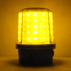 充電式LED警告灯/点滅灯・黄発光・4パターン発光（マグネット・AC100V用充電器付）