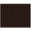 暗線入木製黒板・黒無地（500mm×650mm・アルミささえ棒・ラーフル・チョーク2本付属）