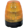 電池式LED回転灯・φ75×高さ101mm・黄（モータレス/回転/点滅切替/LEDフラッシャー75）