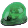 LED警告灯シングルビーコン・緑色点滅20パターン・12-24V対応・1W×4（マグネット着脱式/NY9256-3G）