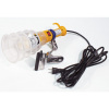 耐震クリップランプ・耐震球100W・5mコード（しゃ光板付/屋内型/HCL-105）