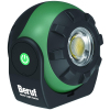 充電式LEDボールワークライトセット・700lm（白LED/屋内外兼用タイプ/マグネット、USB充電器、専用ブラケット付）