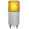 LED回転灯・Φ45×高さ98mm・黄（ニコミニ・AC200V・3点留）