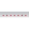 高さ制限バー・1.9m（赤白/赤色部反射・1mユニクロリンクチェーン×2本/固定金具付）