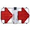 LED折りたたみ式矢印板・325mm×560mm・赤点灯/流動（路面に直接設置可能）