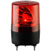 強耐震型LED回転灯・Φ100×高さ150mm・赤（ニコスピナR100・AC100Vから200V・3点留）