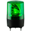 強耐震型LED回転灯・Φ100×高さ150mm・緑（ニコスピナR100・AC100V・3点留）