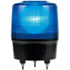 モータレス超高輝度LED回転灯・φ120×高さ155mm・青（ニコトーチ・DC48Vプラグ付・3点留）
