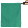 誘導旗/緑旗+ステンレス+発泡EVA・5本セット（315mm×370mm・綿）